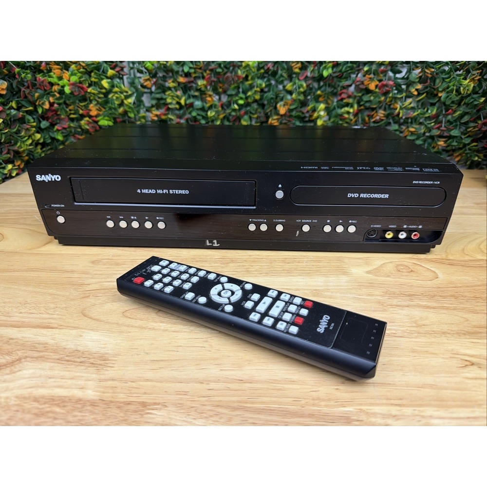 Sanyo Funai FWZV475F HDMI DVD Recorder/Player VCR Dubbing Combo W/Remote- Tested